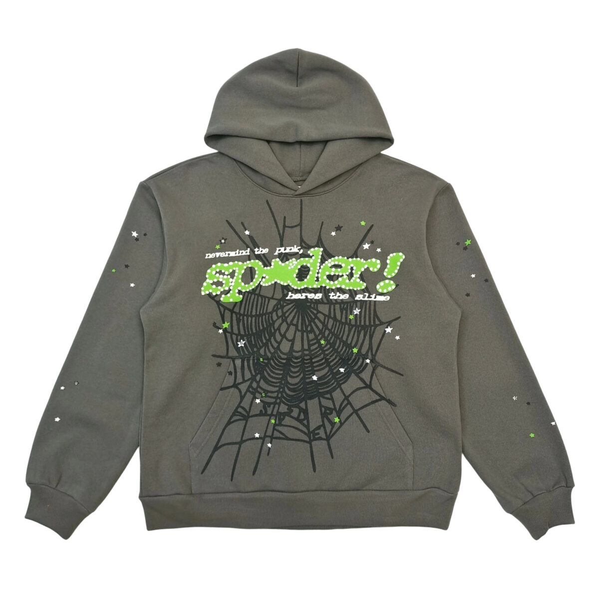 Sp5der Punk V2 Hoodie Slate Grey OG0725115