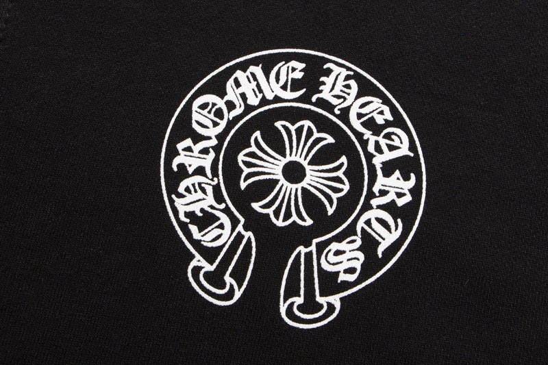Chrome Hearts Hoodie Cuffs Sanskrit Printed Zipper Jacket Black OG0725128