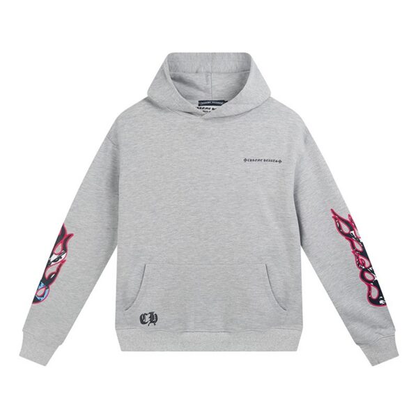 Chrome Hearts Matty Boy Brain Hoodie Heather Grey OG0725131