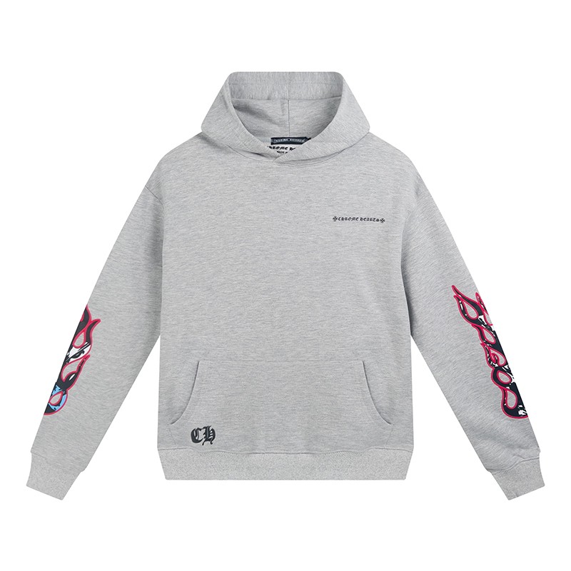Chrome Hearts Matty Boy Brain Hoodie Heather Grey OG0725131