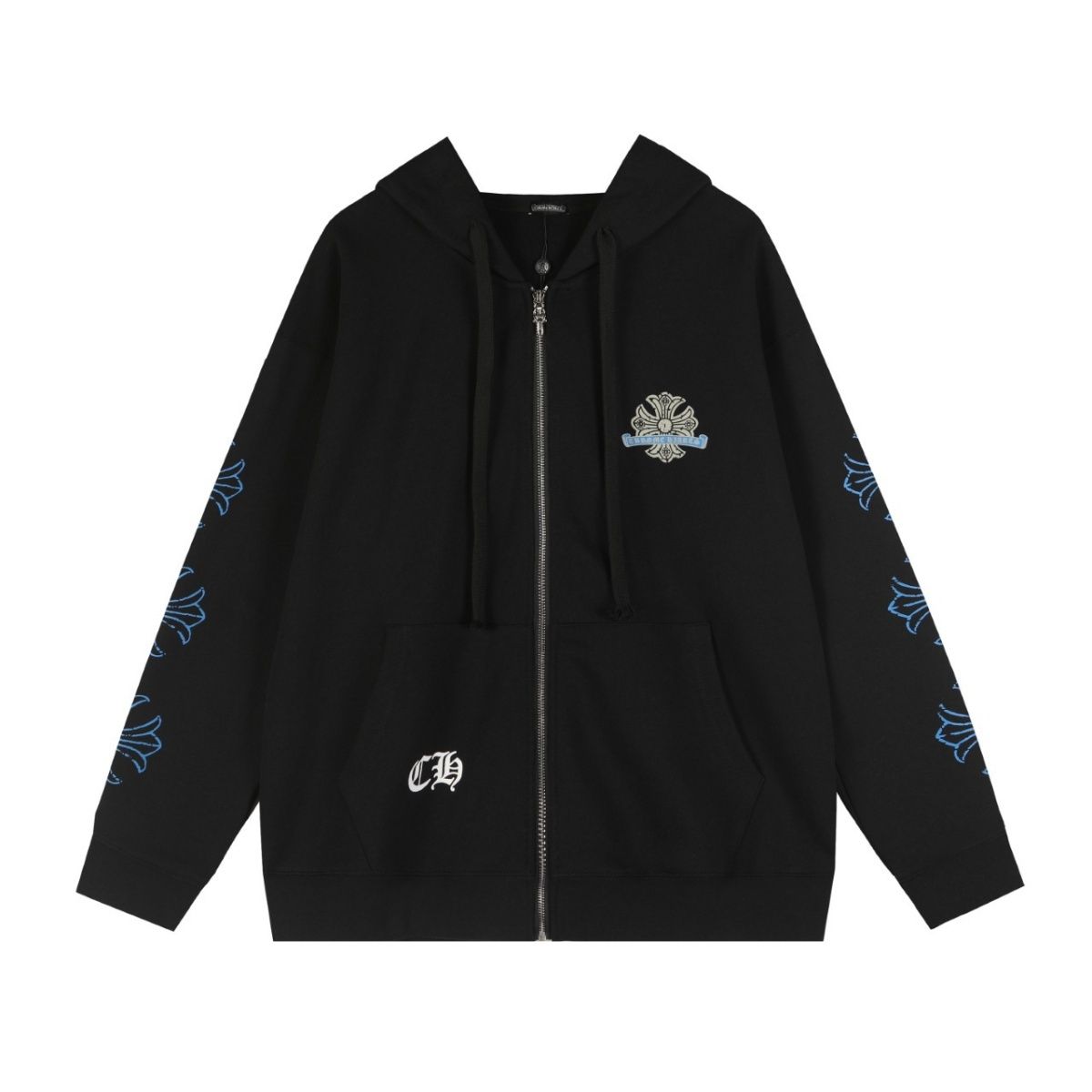 Chrome Hearts Hoodie Zip-Up Jacket Hoodie Black OG0725138