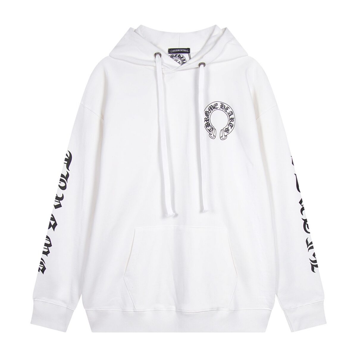 Chrome Hearts X Matty Boy Horseshoe Pullover Hoodie White OG0725141