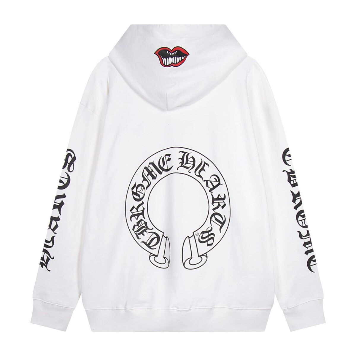 Chrome Hearts X Matty Boy Horseshoe Pullover Hoodie White OG0725141