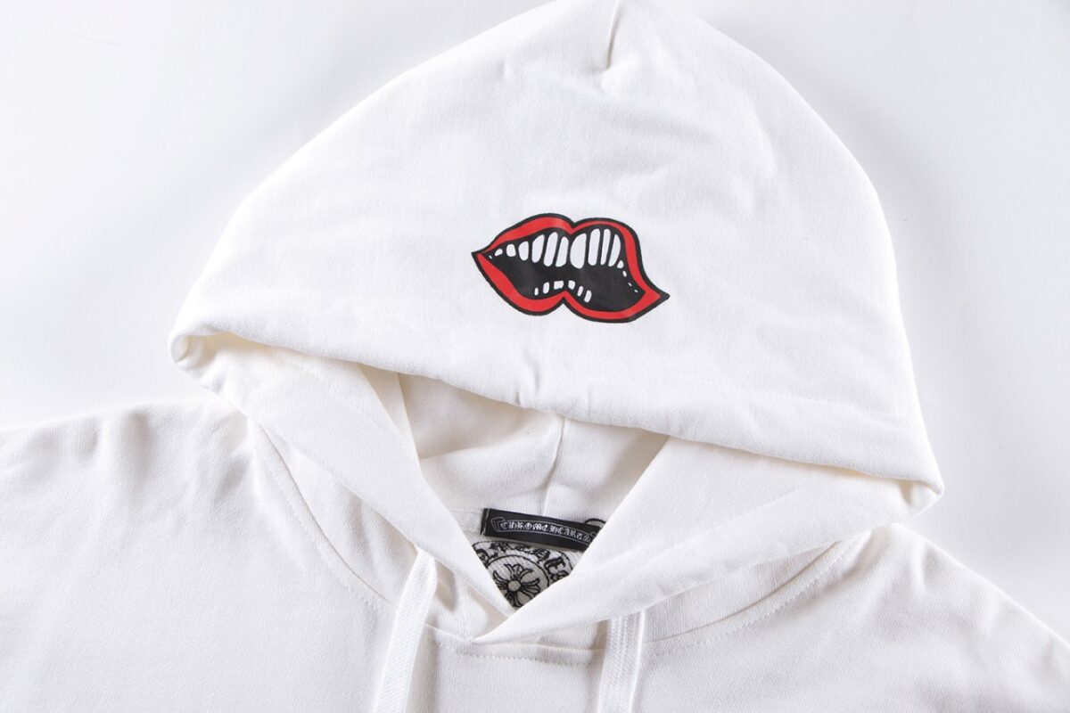 Chrome Hearts X Matty Boy Horseshoe Pullover Hoodie White OG0725141