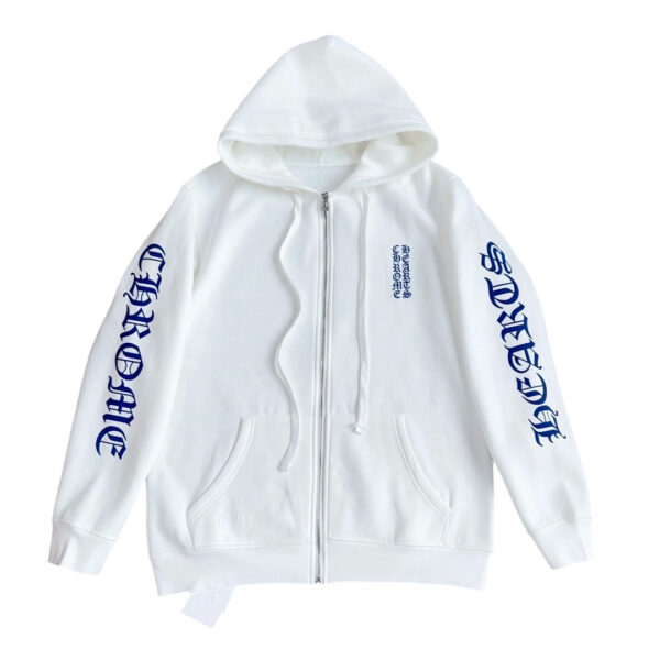 Chrome Hearts Hoodie Zip-Up Jacket Hoodie White OG0727151