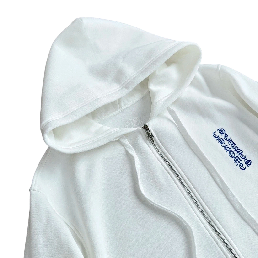 Chrome Hearts Hoodie Zip-Up Jacket Hoodie White OG0727151