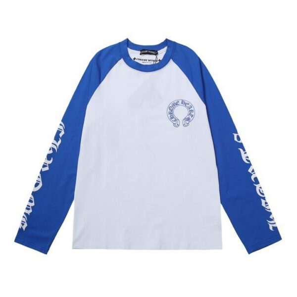 Chrome Hearts CH Baseball Shirt WhiteBlue OG0727153