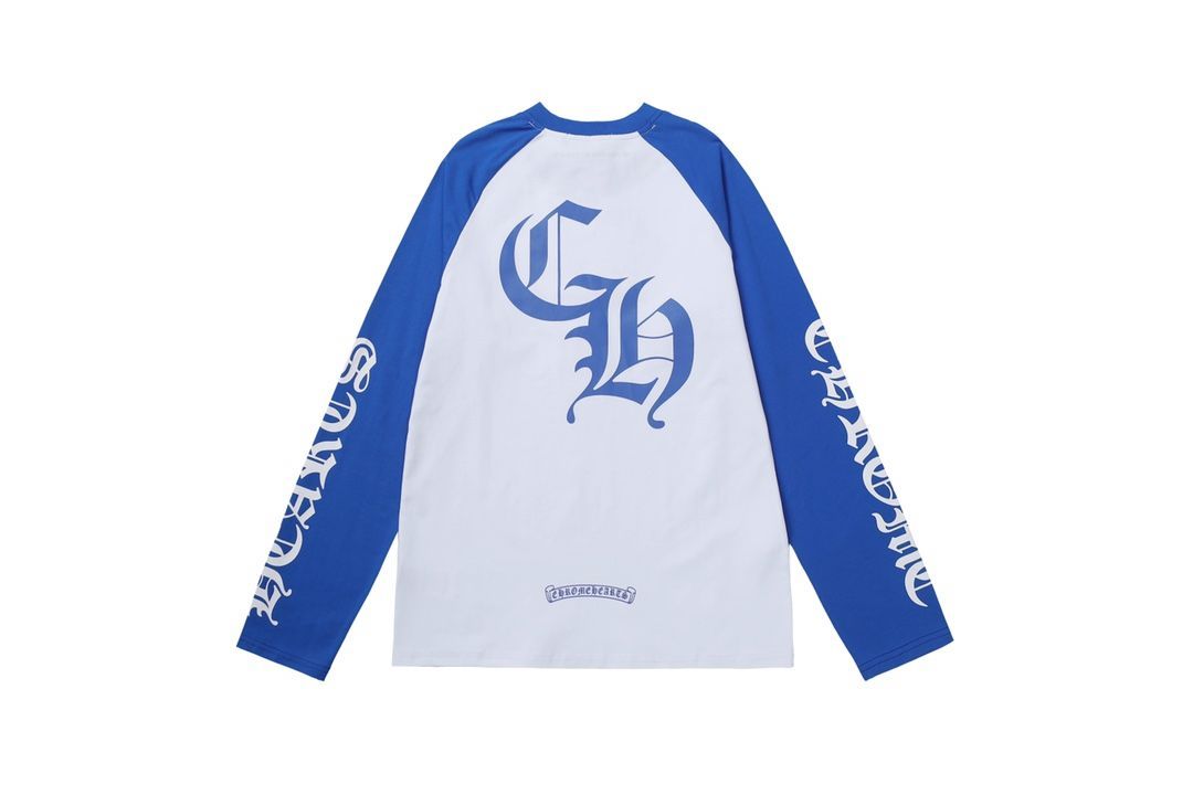 Chrome Hearts CH Baseball Shirt WhiteBlue OG0727153