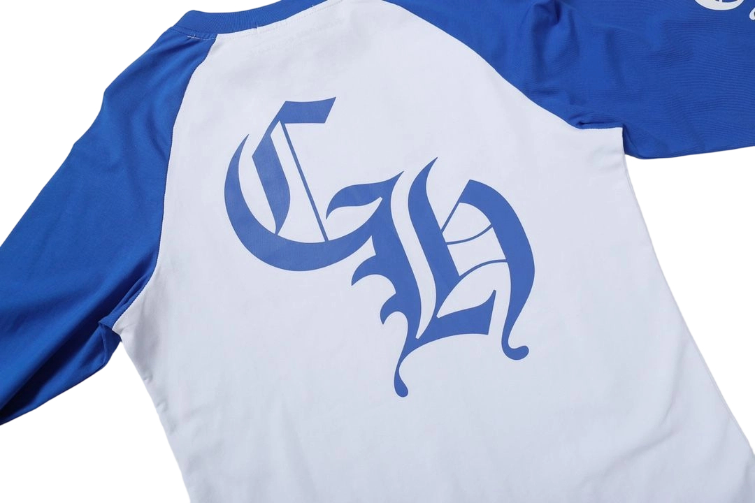Chrome Hearts CH Baseball Shirt WhiteBlue OG0727153