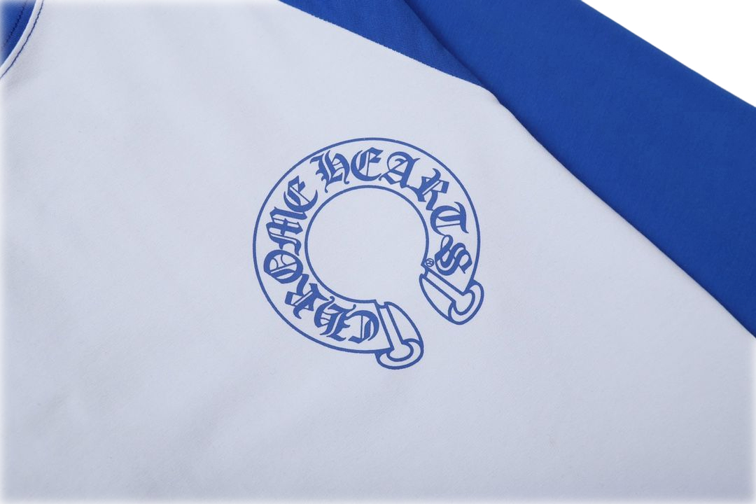 Chrome Hearts CH Baseball Shirt WhiteBlue OG0727153