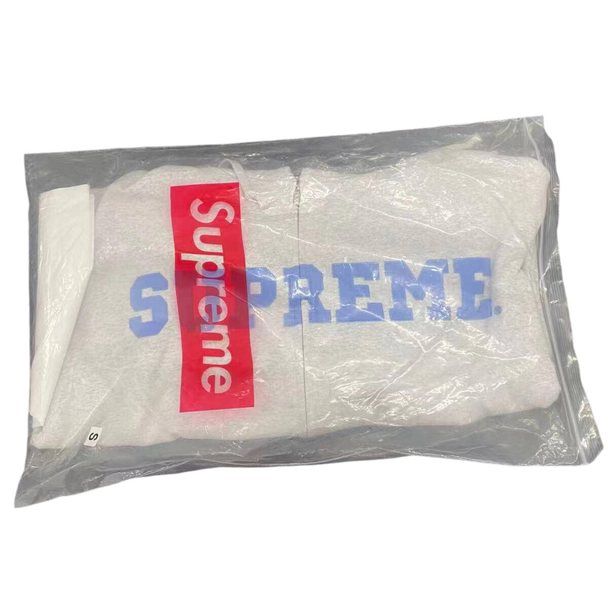 Supreme 25FW zipper hooded cardigan sweatshirt grey OG0728214