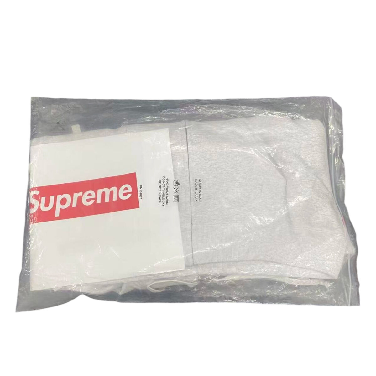Supreme 25FW zipper hooded cardigan sweatshirt grey OG0728214
