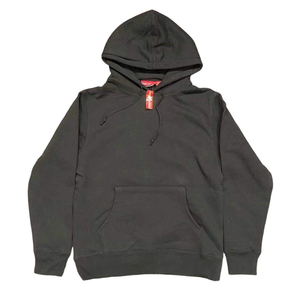 Supreme Satin Appliqué Hooded Sweatshirt black OG0729217