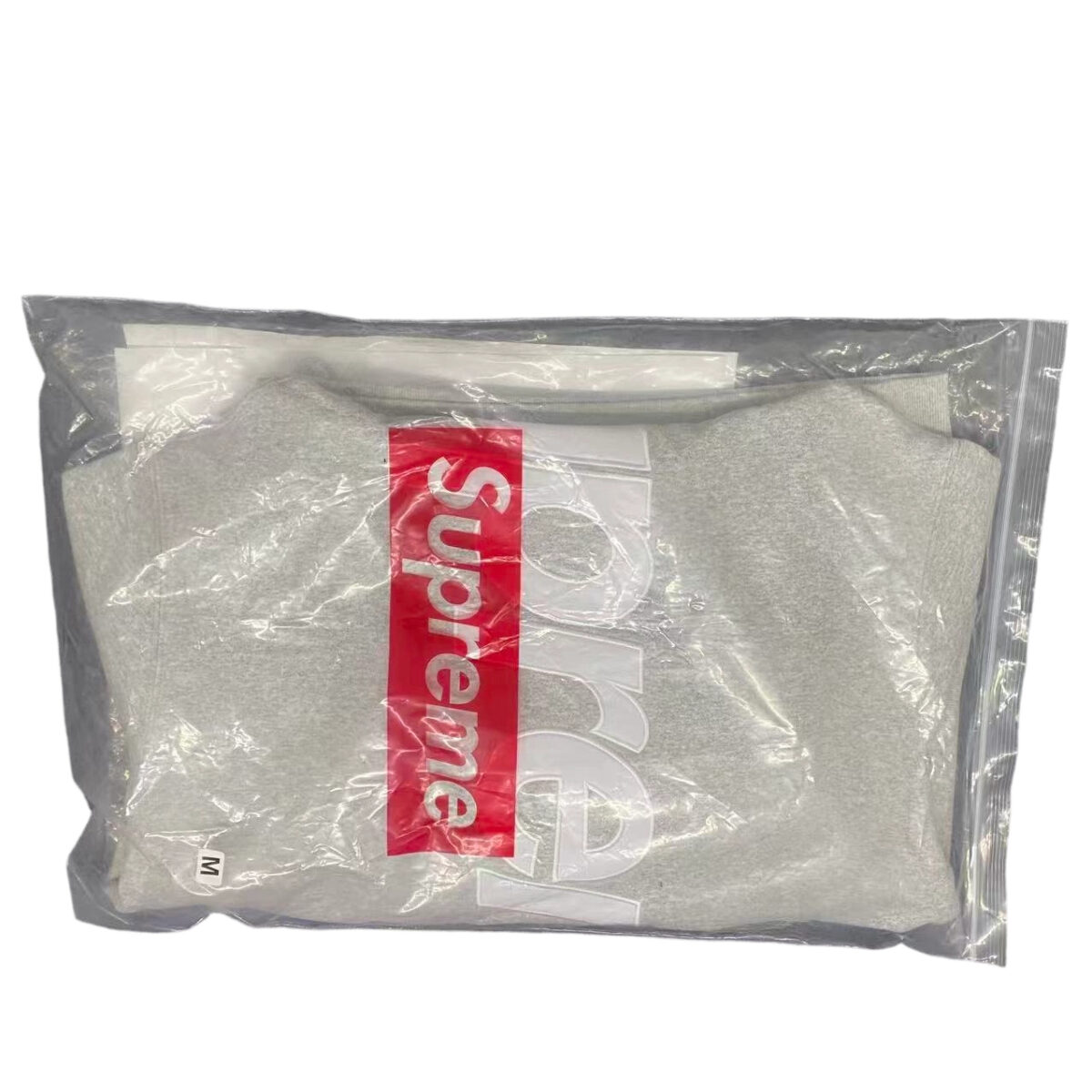 Supreme Satin Appliqué Hooded Sweatshirt grey OG0729218