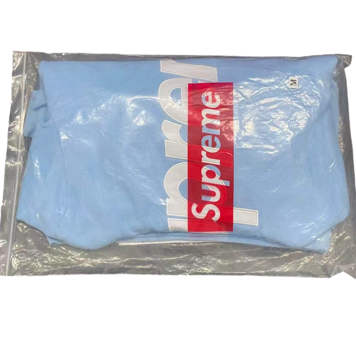 Supreme Satin Appliqué Hooded Sweatshirt blue OG0729219