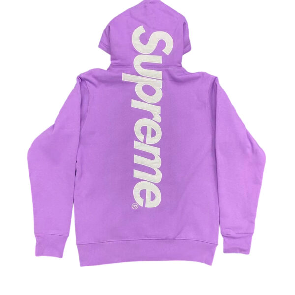 Supreme Satin Appliqué Hooded Sweatshirt Purple OG0729222