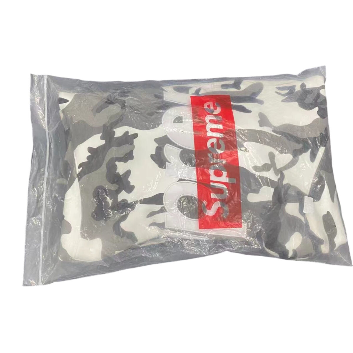 Supreme Satin Appliqué Hooded Sweatshirt gray camouflage OG0729227