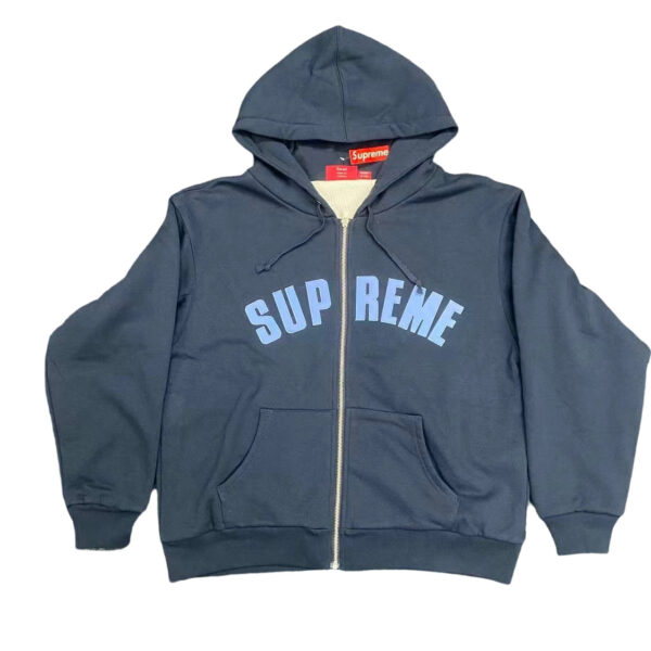 SUPREME 24FW ARC THERMAL LINED ZIP UP HOODED Royal Blue OG0729232