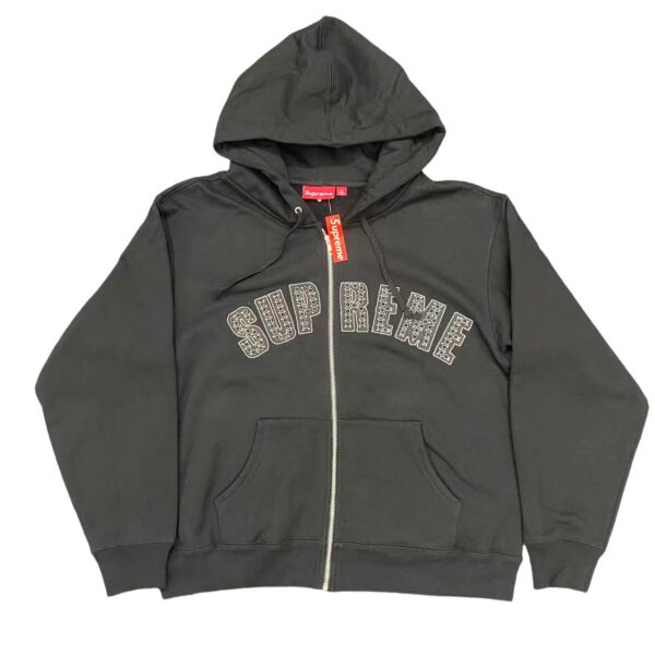 Supreme x B.B SIMON Co branded Zipper Hoodie black OG0729248