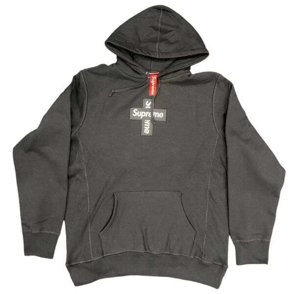 Supreme FW20 Week 15 Cross Box Logo Hooded Sweatshirt black OG0729257