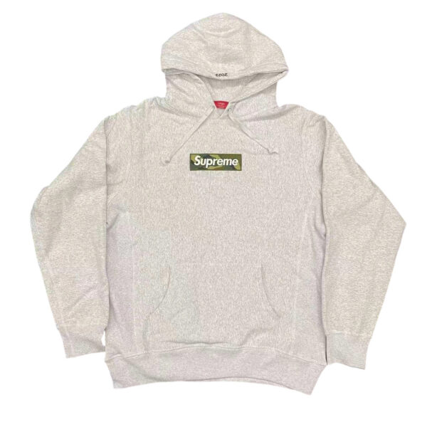 Supreme 23Fw Camouflage Box Logo Hooded Sweatshirt grey OG0729261