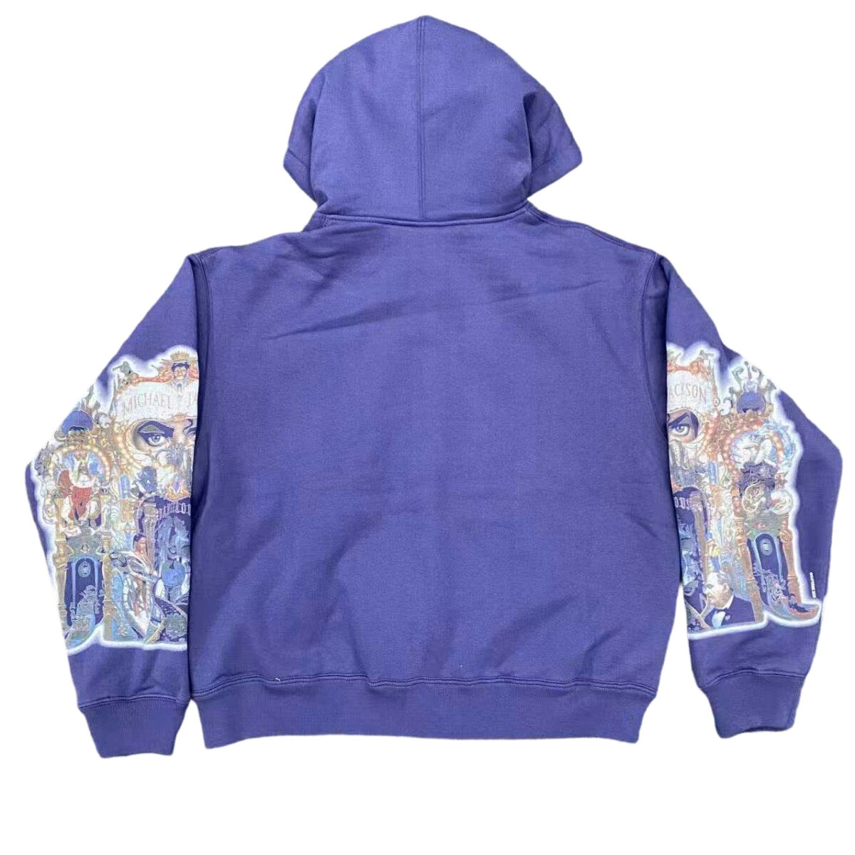 Supreme x Michael Jackson collaboration FW25 WEEK18 Dangerous Zip Up Hooded Sweatshirt blue OG0729273