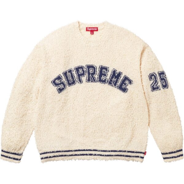 SUPREME SS25 TEXTURED ARC SWEATER apricot OG0730291
