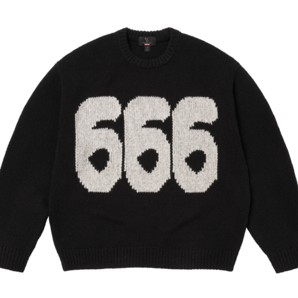SUPREME X Y’S BY YOHJI YAMAMOTO Co branded SWEATER Black OG0730297