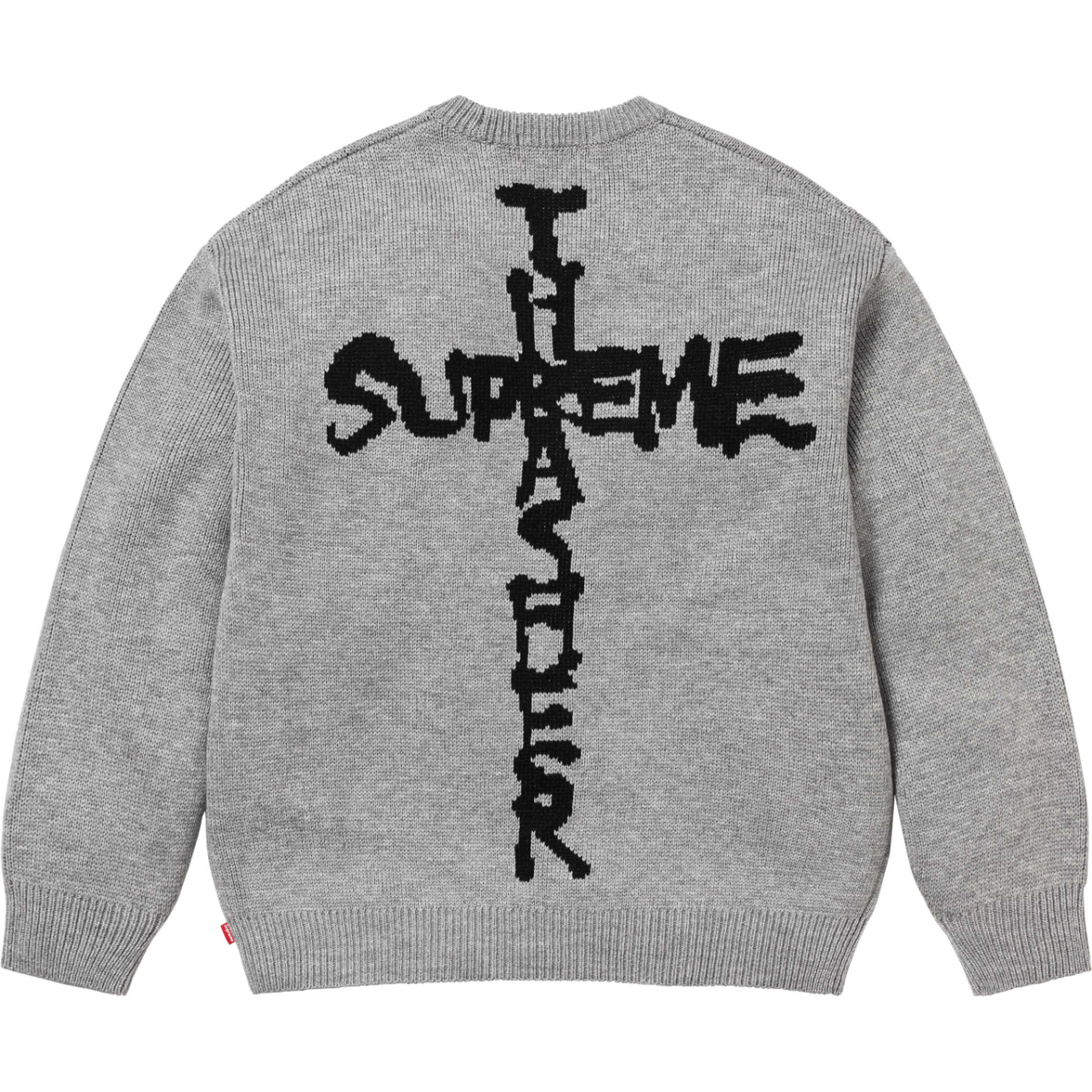 SUPREME ®/ THRASHER ® CREWNECK FW24 Flame Joint Sweater Grey OG0730299