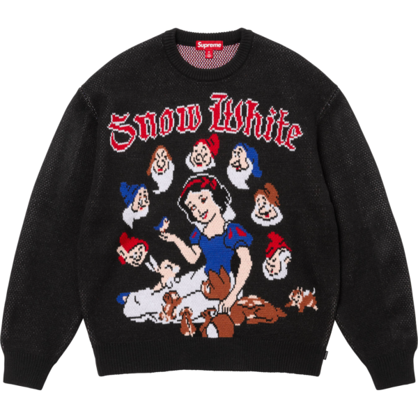 SUPREME FW24 SNOW WHITE SWEATER black OG0730301