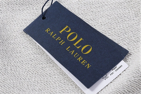 Ralph Lauren Polo Pony Zip-up Grey Hoodie & Black Logo & Grey Drawstring OG0730310