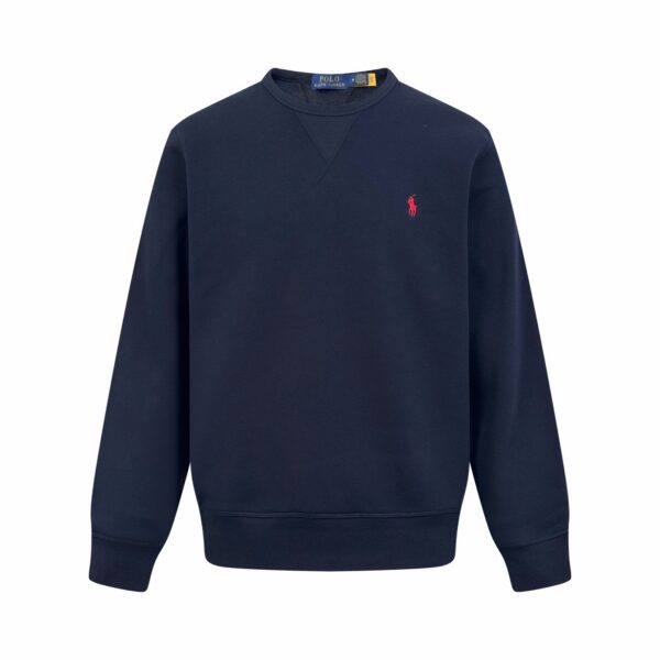 Ralph Lauren logo embroidered hoodie navy blue OG0730315
