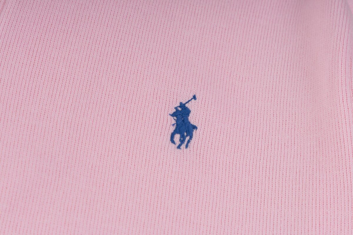 Ralph Lauren Half Zipper High Collar Long Sleeve Knitted Hoodie Pink OG0730324