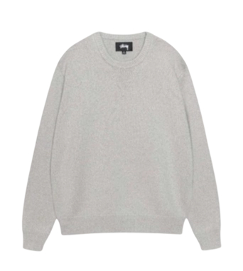Stussy FW25 letter 80 sweater Grey OG0731347
