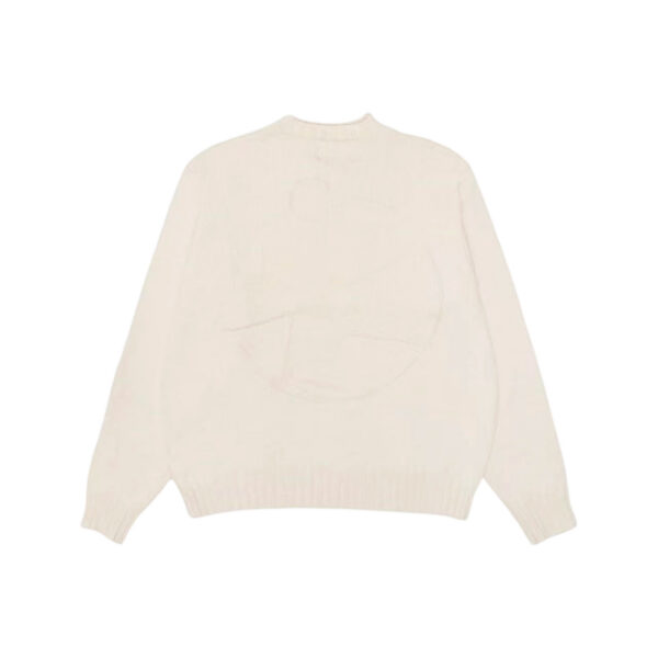 Stussy FW25 Solid Color Surfing Figure Sweater Apricot OG0731350