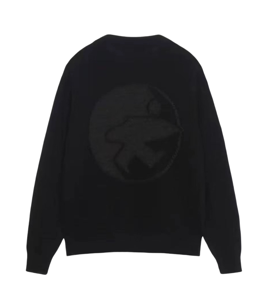 Stussy FW24 Retro Surfing Little Man Sweater black OG0731356