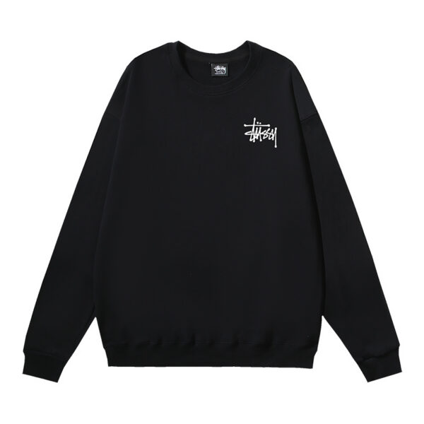 STUSSY round neck classic hoodie black OG0731357