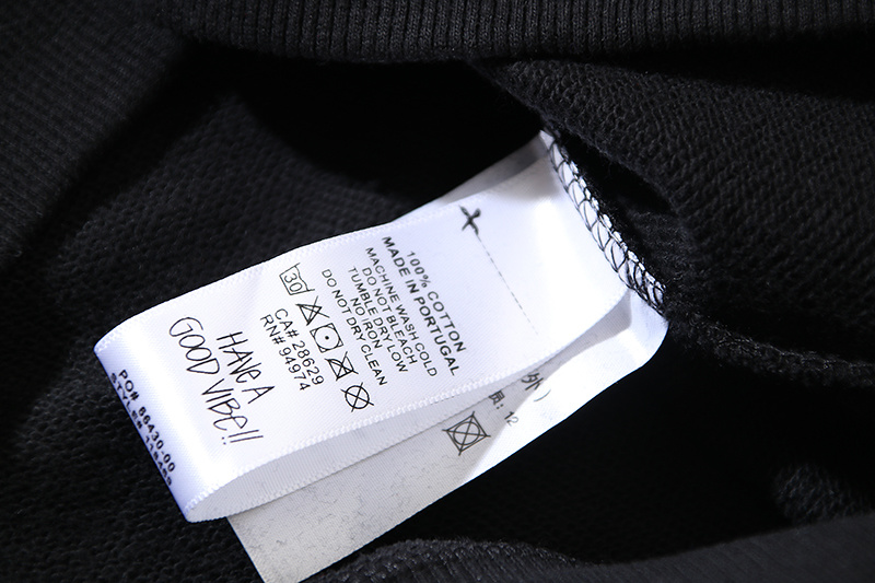 STUSSY round neck classic hoodie black OG0731357