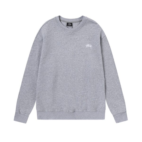Stussy round neck hoodie grey OG0731360