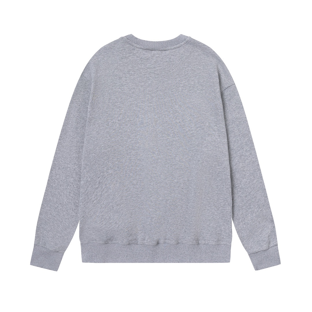 Stussy round neck hoodie grey OG0731360