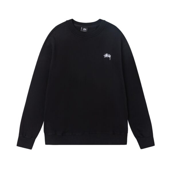 Stussy round neck hoodie black OG0731361