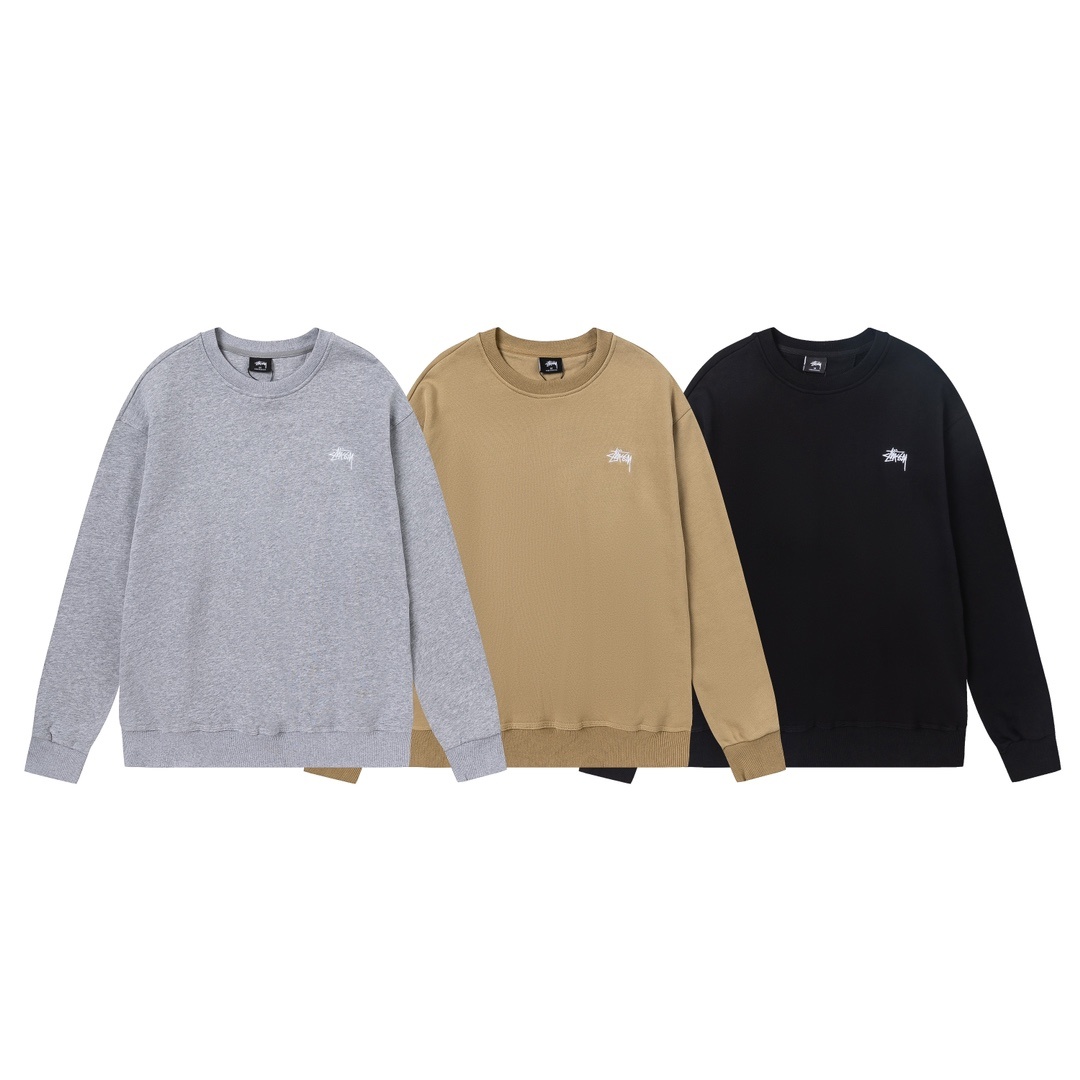 Stussy round neck hoodie black OG0731361