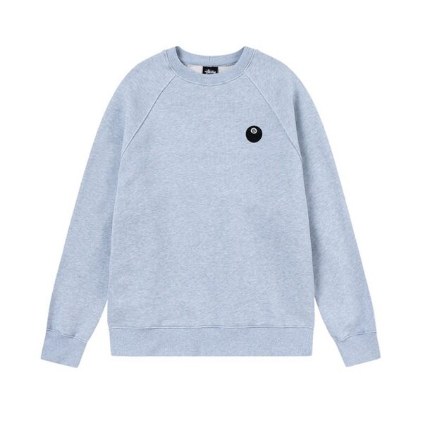 Stussy Sand Round Neck Hoodie Blue OG0731366