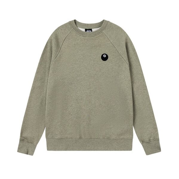 Stussy Sand Round Neck Hoodie Green OG0731367