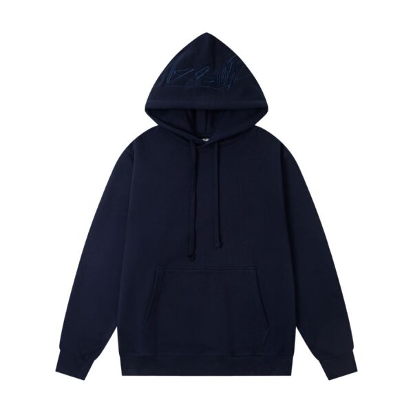 Stussy chest logo hooded American retro hoodie unisex Royal Blue OG0731372
