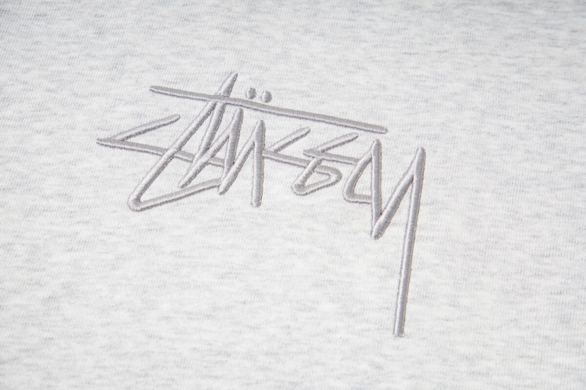 Stussy hooded American retro hoodie for both men and women Grey OG0801377