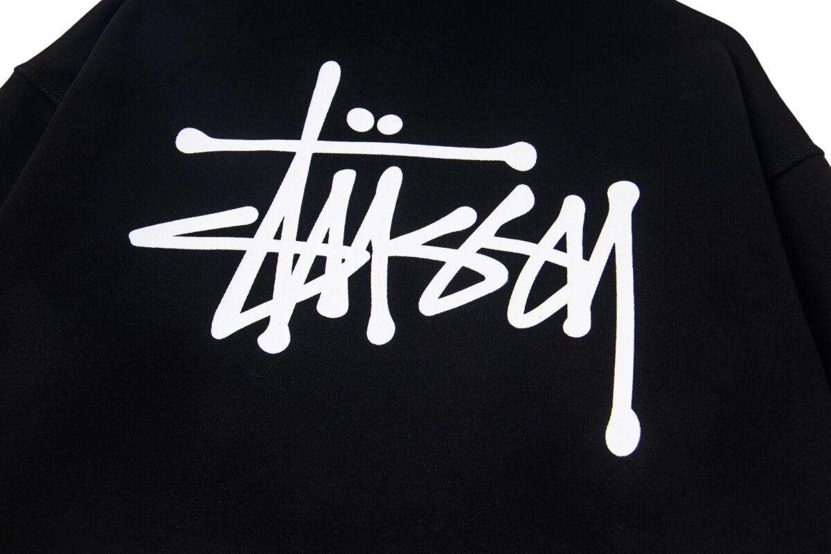 Stussy Basic Zip Hood Classic Zipper Hoodie Black OG0801378