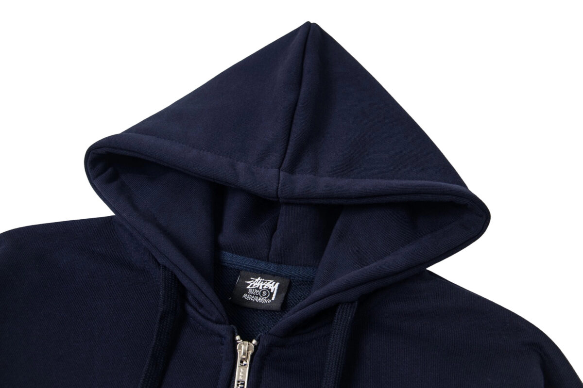 Stussy Basic Zip Hood Classic Zipper Hoodie Royal Blue OG0801380