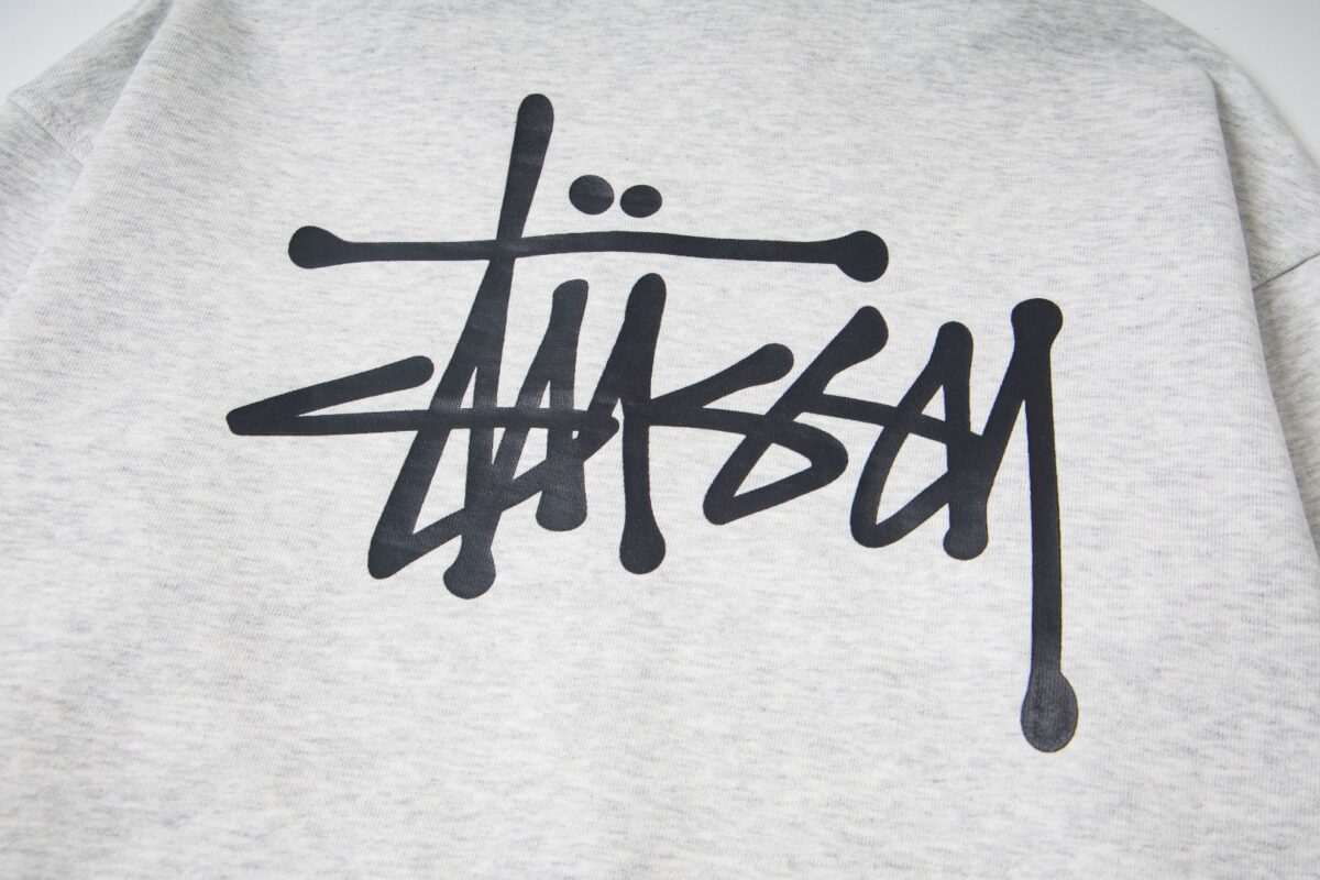 Stussy Basic Zip Hood Classic Zipper Hoodie Grey OG0801381
