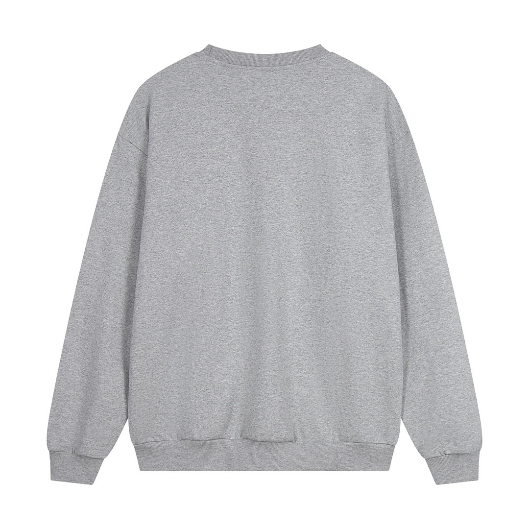 Alo Classic Round Neck Hoodie Flower Grey OG0801419